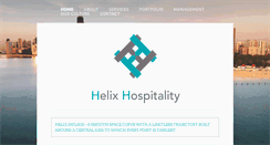 Desktop Screenshot of helixhotels.com